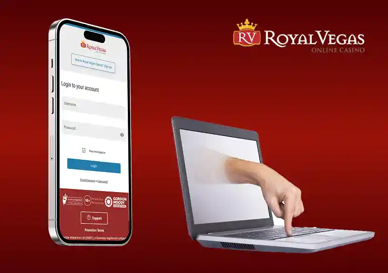 royal vegas account setup